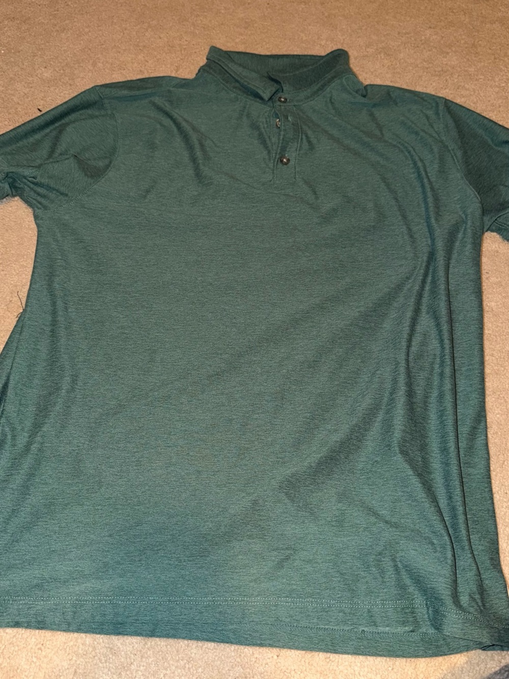Vuori Men's Strato Tech Polo Shirt - Teal Green